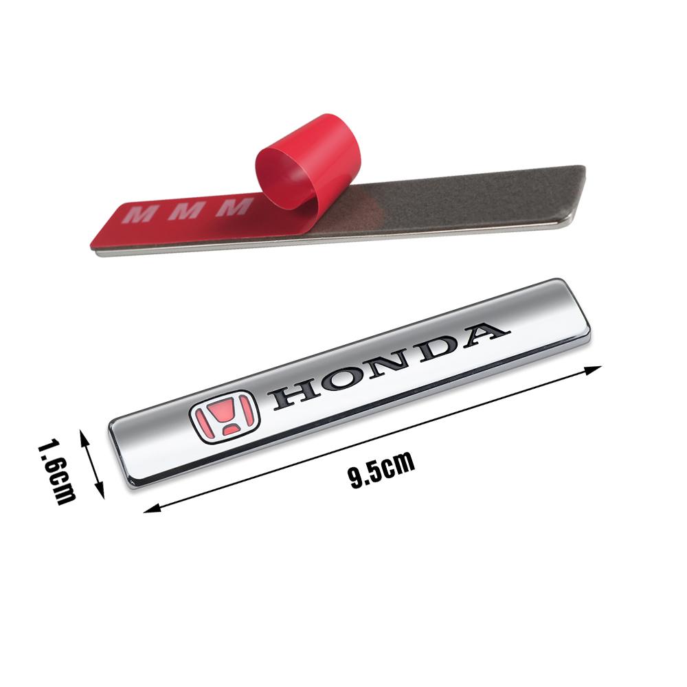 AAAMA1 3D Metal Styling Car Rear Trunk Body Fender Emblem Decoration Sticker For Honda Accord 7 Civic 10th 11th Gen Hrv Jazz City Fit