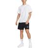 Nike T Shirts Men's White Crew Neck Moderate Straight Fit DZ2887-100