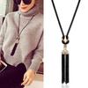Women Long Tassel Elegant Chain Necklace for Party