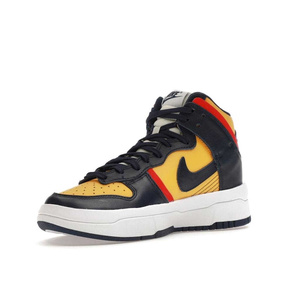Nike Dunk High Up Rebel Michigan Women Sneakers Yellow Varsity-Maize University-Red DH3718-701