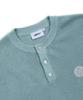 XTONZ Xtk166 Loose Fit Henley Neck Pullover Knit (Mint)