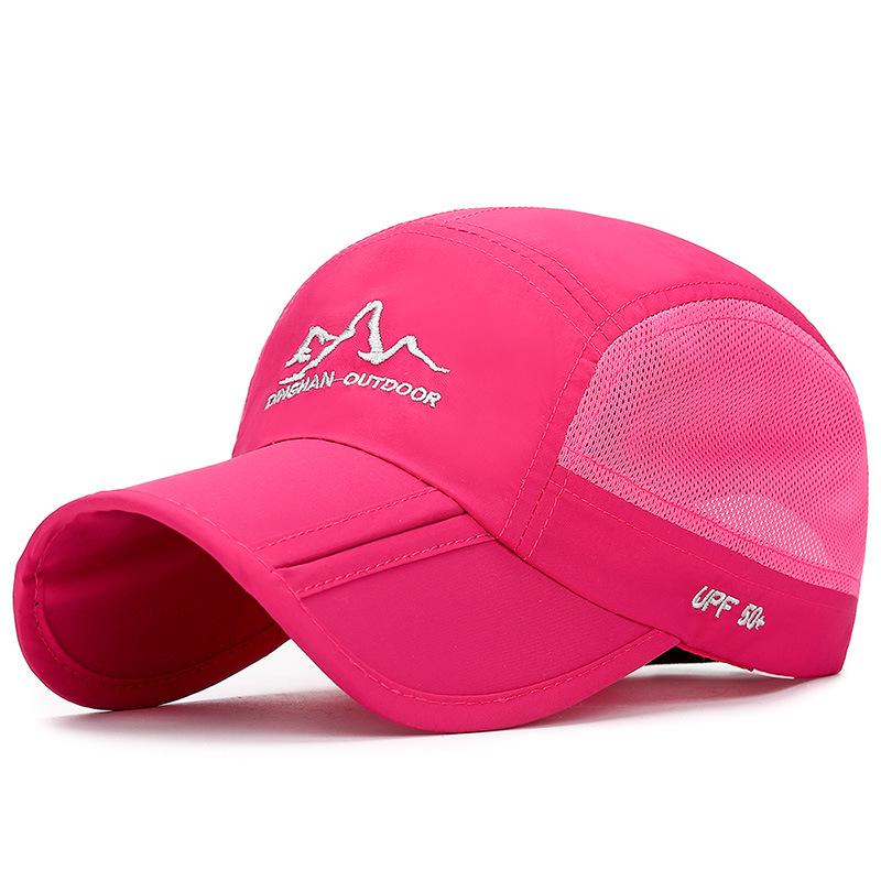 

[NORTHWOOD]Летняя сетчатая шляпа, складные быстросохнущие бейсболки для мужчин и женщин, летние шапки для папы 55-60 cm красный