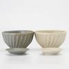Aito Seisakusho Pair of Mino Ware Bowls diameter x 8cm and Small Plates Perfect as a Dishwasher and Microwave Perfect for and Made in Product 113517