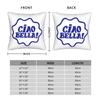 Ciao Bella Art Design Pillow Case  Comfy Pillow Cover Morden Cushion Cover For Office Car Home Decor