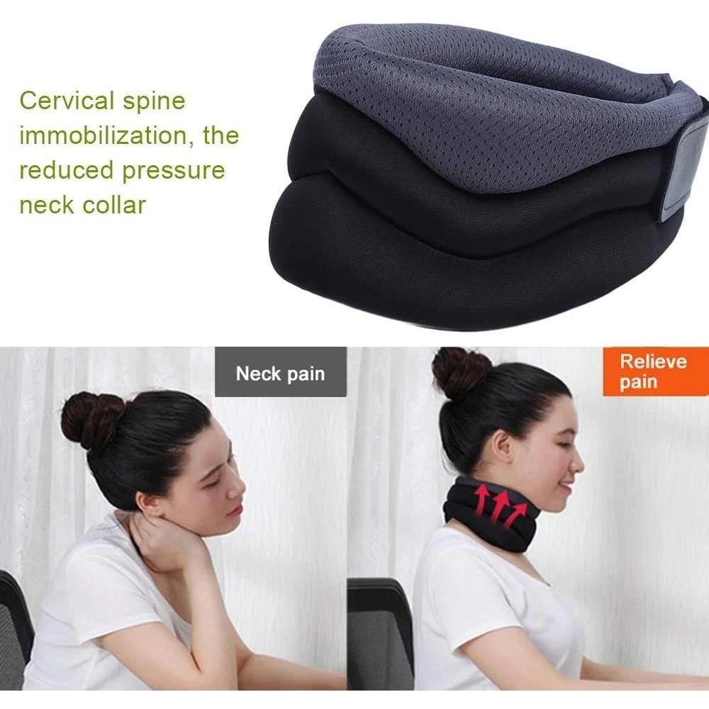 Neck Stretcher Brace Chiropractic Neck Posture Corrector Collar Cervical Traction Neck Orthopedic Brace Adjustable Neck Spine