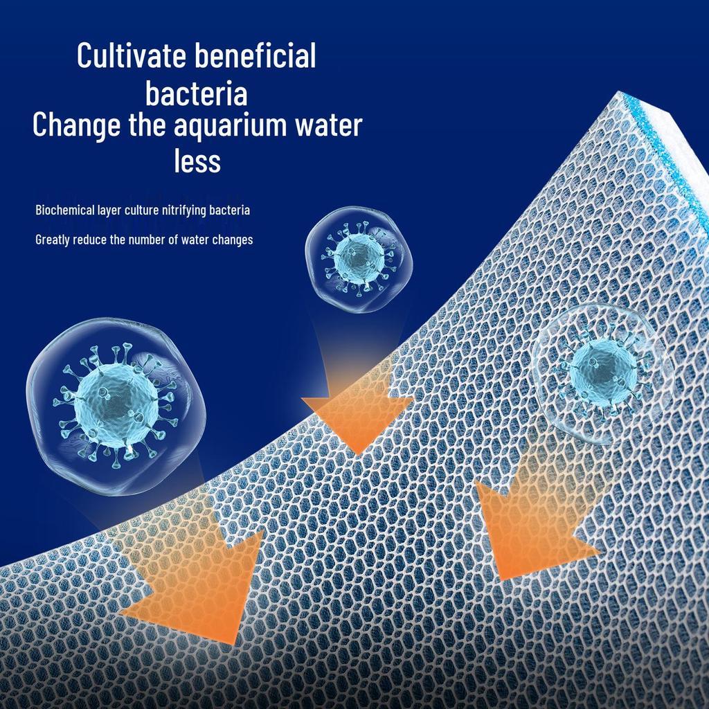 10D High-Density Aquarium Filter Sponge for Water Purification and Fish Care