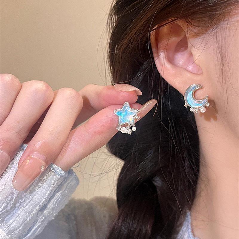Koreanischer Stil Nicht-Piercing Ohrclip mit langem Quaste, Perlmutt Schmetterlings Design für Damen - High-End, Coole Mode.