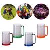 Double Wall Freezer Ice Beer Mug Gel Beer Cup Drinking Glasses Cooling Wine Cup  Party