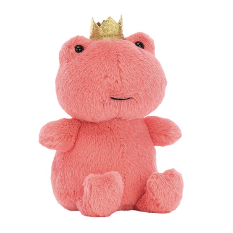 

JELLYCAT Серия Амфибии и Ползающие Корона Розовая Лягушка Милая Кукла Плюшевая Фигурка 13 см высотой