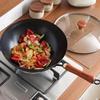 GLASSLOCK Precision Iron Non-Coated Stir-Fry Wok