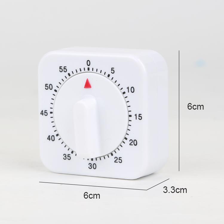 

Перчатка кухонные инструменты квадратный 60 минутный обратный отсчет визуальный таймер будильник напоминание механический кухонный поворотный таймер белый