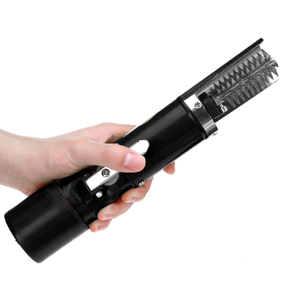 16.8V Electric Fish Scaler Waterproof Rechargeable Fishing Scalers Clean Fish Remover Cleaner Descaler Scraper Seafood Tool 28*5.5cm