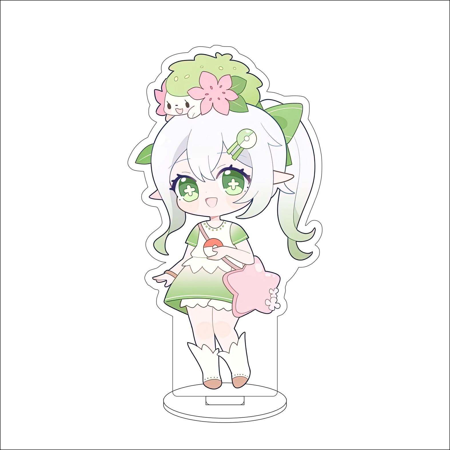 

10CM Anime Genshin Impact Figure Stand Model Amamiya Nahida Cute Desk Decor Standing Sign Gifts 10CM