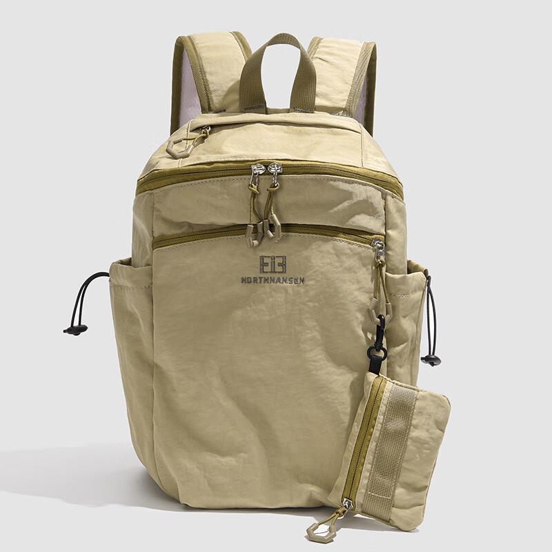 Li Shen Fashion Color-block Travel Backpack