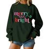 Women's Loose Comfortable Casual Fashionable Character Printing Round Neck Long Sleeved Sweatshirt