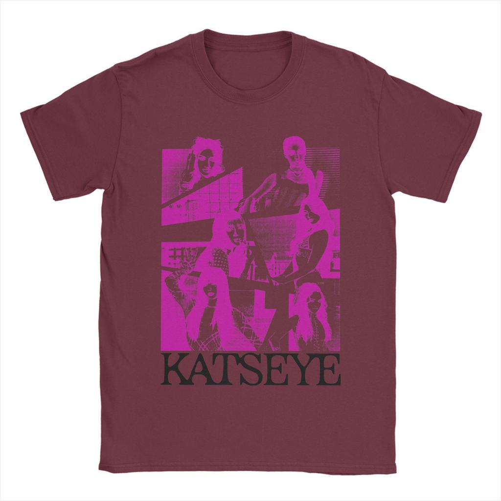 Purple Grunge Girl Katseye Kpop Unisex's T Shirt  Funny Tees Short Sleeve Crewneck T-Shirts Pure Cotton Gift Idea Tops