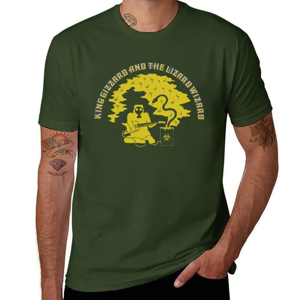 King Gizzard And the Lizard Wizard Flying Microtonal Banana T-Shirt Anime Figures Tee Shirts for Men