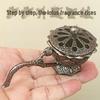 Hand-held Alloy Lotus Incense Burner for Tea Ceremony Ornaments