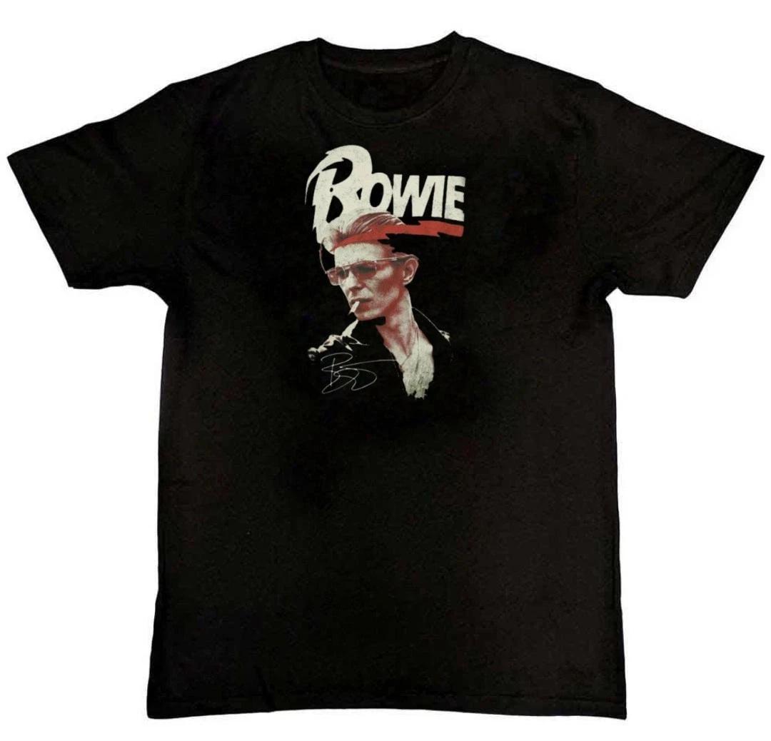 David Bowie Graphic Print Mens Unisex 100% Cotton T-shirt Mens Tees Top S