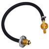 Flat Cylinder Tank Propane Recharge Adapter Cylinder Tank Coupler Adapter for North America Camping Gas Stove Charging Accessory