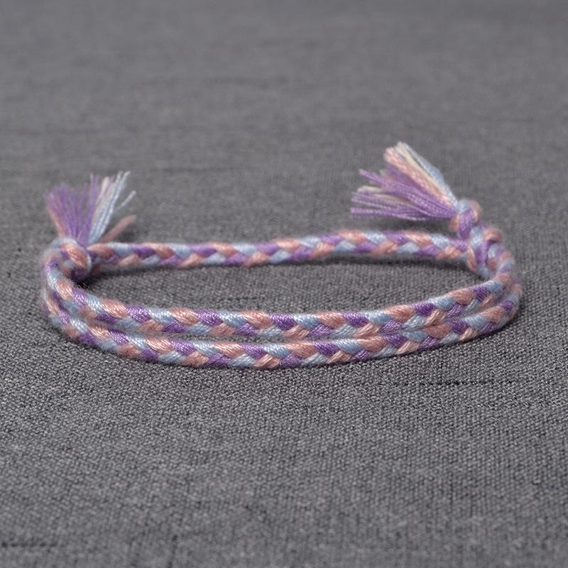 AKK Combed Cotton-Linen Handwoven Bracelet – Versatile, Comfortable, Stylish for Couples and Students