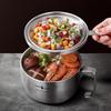 [cookings] Double Stainless Steel Ramen Bowl 1.1L with Handle Ramen Machine