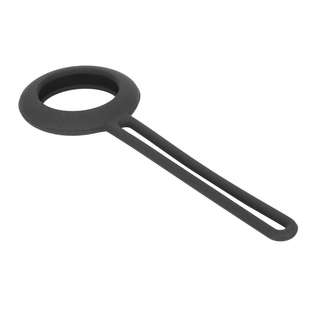 Silicone Loop Protective Case Cover Portable AntiScratch Protector Shell for IOS Locator(Black )