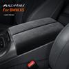 For BMW X5 G05 X6 G06 X7 G07 Car Armrest Mat Center Console Styling - Italian Alcantara Suede Interior Trim accessories
