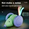 New Rechargeable Electric Mouse Car with LED Tail Obstacle Avoidance Automatic Kitten Toy Interactive Cat Toy