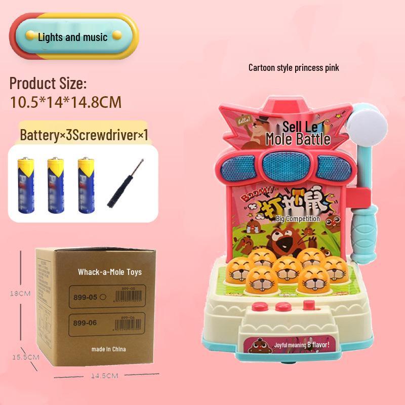 

Развивающая игрушка «Ударь крота» для младенцев и малышей 0-2,5 лет - Идеально подходит для раннего развития и развлечения для мальчиков и девочек