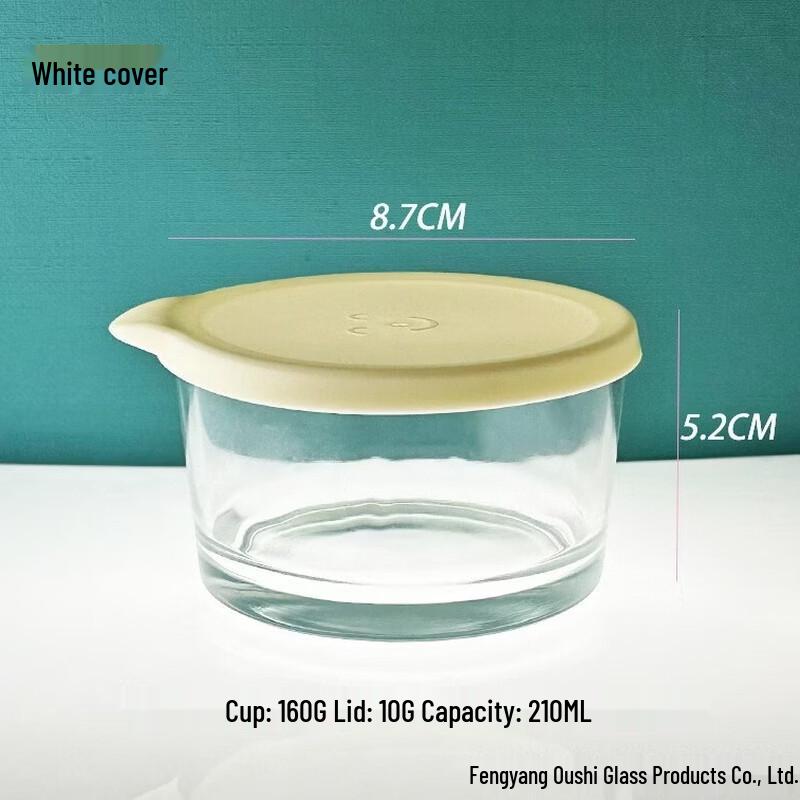 ZISIZ Glass Food Storage Bowls with Lids