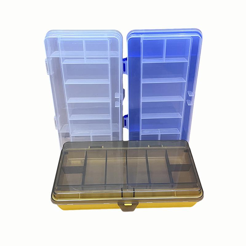 Double Laya Fishing Tackle Box Pp Accessory Tool Box Separate Area Fake Bait Fishing Organizer