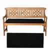 3-seater Outdoor Garden Swing Seat Cushion Sponge Waterproof Bench Seat Cushion Garden Decoration Chair Cushion