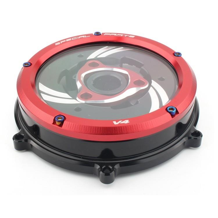 Clutch Exceptional Transparent Cover For Ducati Panigale V4 S Designed For Style Protection And