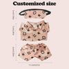 Ruokey Plush Toy Accessories - Accessories Only - 15cm17cm Plush Doll Accessories - Cute Costume Dress-Up DIY Accessories - Doll Suit Jumpsuit -