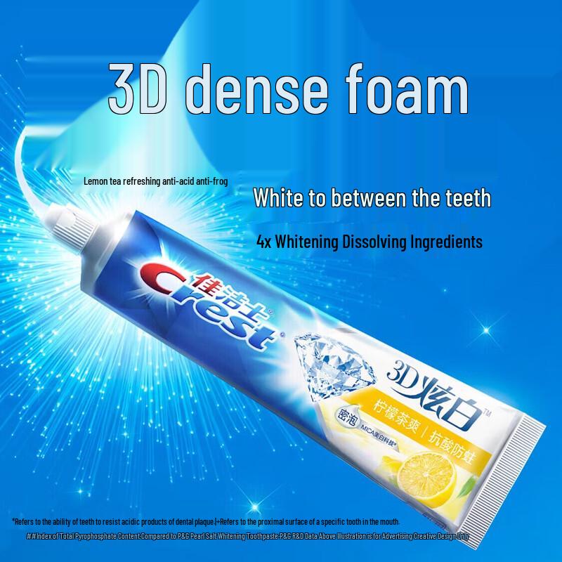 

Crest 3D White Lemon Tea Refreshing Toothpaste