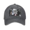 HyunJin Korean Kpop Singer Denim Fabric Cap Casual Baseball Caps Adjustable Hat Summer Unisex Baseball Hats