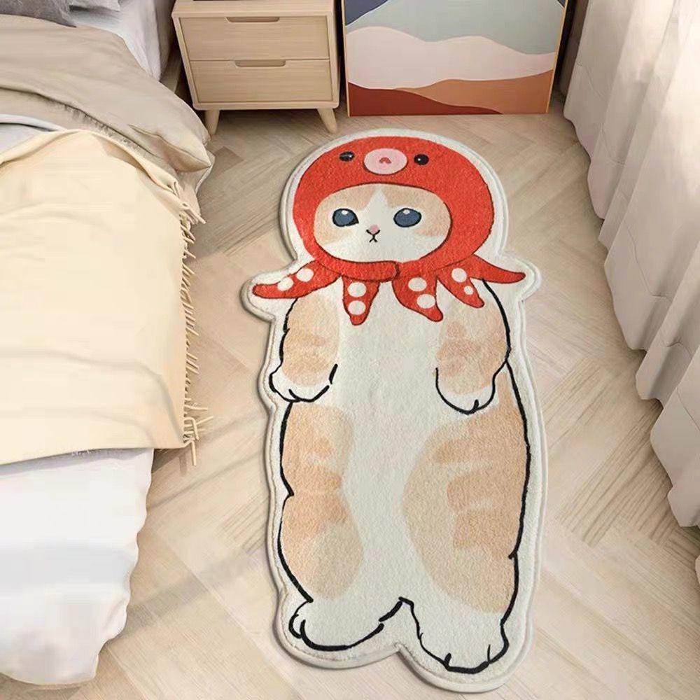 Cartoon Imitation Kaschmir Teppich Schlafzimmer Kinderzimmer Ins Wind Bettdecke Sonderform Balkon Erker Verdickte Tatami Bodenmatte