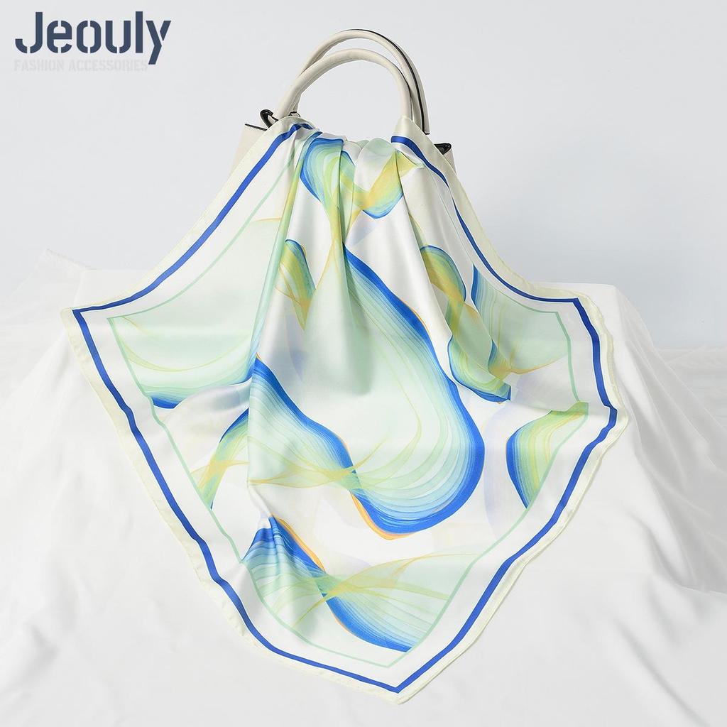 Cross-Border 70cm Silk Cashew Print Scarf - Autumn/Winter Women's Fashion Headscarf