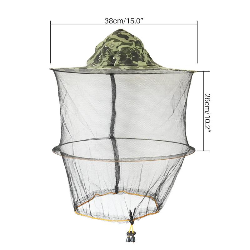 Beekeeping Professional Cap Beekeepers Hat with Brim Face Thickening Sunscreen Half-Length Special Protection Beekeeper