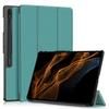 Mágneses TPU bőr toll foglalatú táblagépborító Samsung Galaxy Tab S9 Ultra 14,6 hüvelykes forgó, kihajtható állvány, három összecsukható, vékony, könnyű