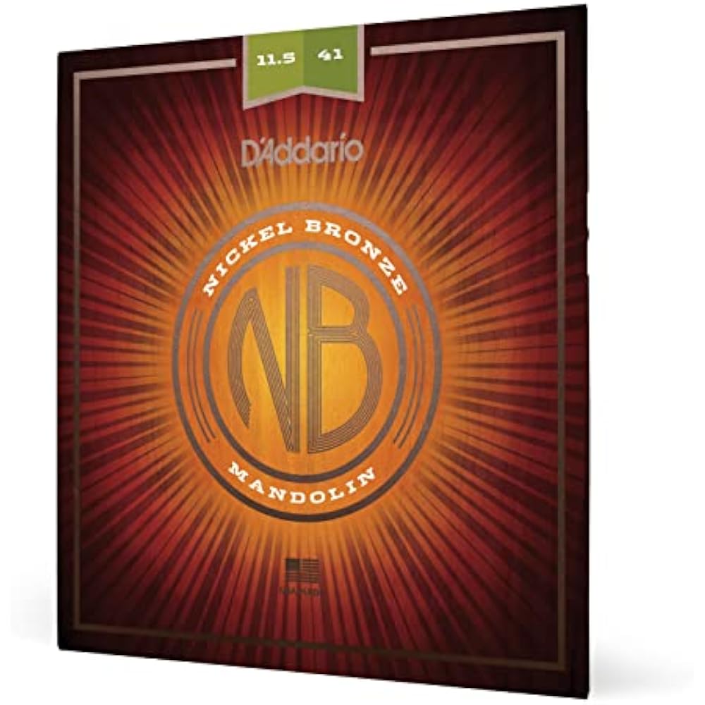 D Addario Daddario Mandolin String Nickel Bronze Medium Heavy .0115-.041 NBM11541 [Domestic Genuine]
