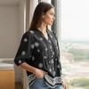 Boho Tops for Women Button Down V Neck Spring Tops for Women Short Sleeve Tops for Women Womens Summer Tops