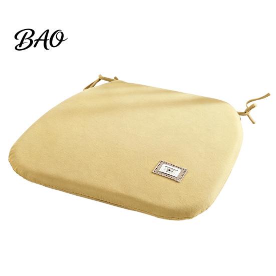 Warm Seat Pad for Household Chairs Memory Foam Chair Cushion, Thickened Dining with Straps, Soft Cushion Daily Use Non-Slip Backing, Washable