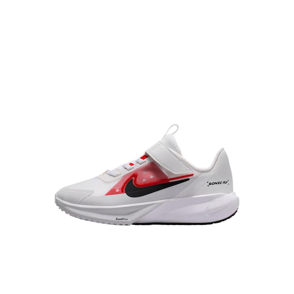 Nike Sonic Fly PS Summit White University Red Kids Sneakers Pure-Platinum FZ0016-101