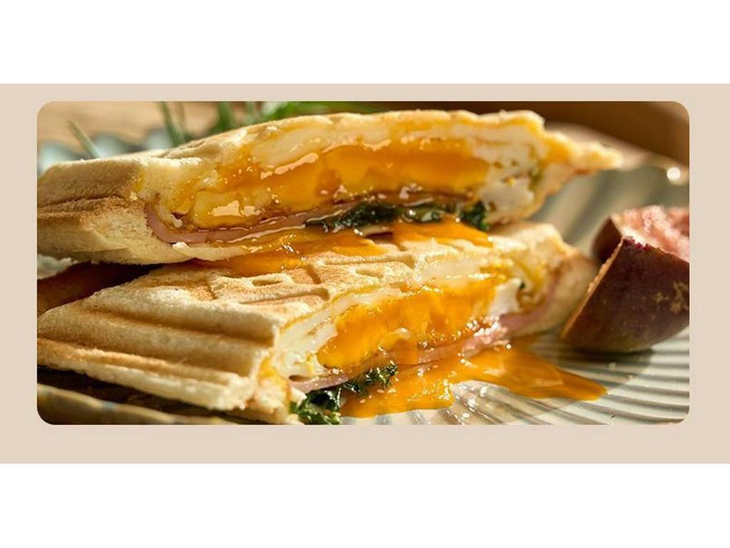 Double-Plate Multifunctional Breakfast & Waffle Maker for Home Use