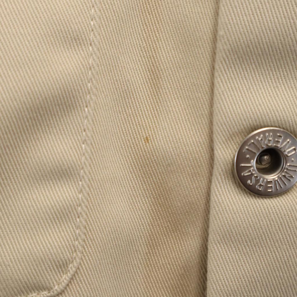 UNIVERSAL OVERALL Work Jacket M Beige Men's Used