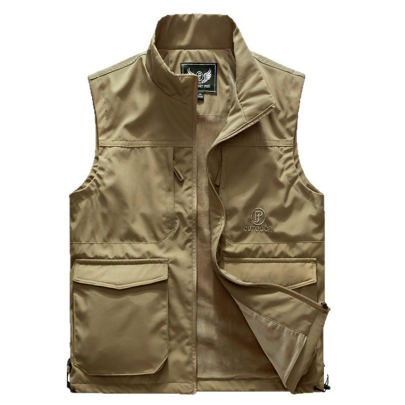 Men's Warm Fleece Vest: Outdoor Casual, Windproof, Plus Velvet, Sleeveless for Autumn and Winter