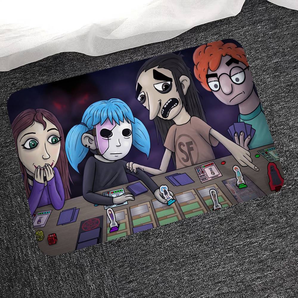 Game S-SallyS F-Face Room Mats Anti-slip Absorb Water Long Strip Cushion Bedroon Mat Household Carpets