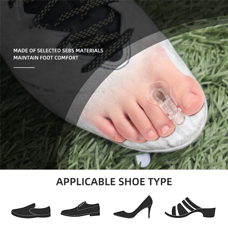 

LITE-10 Pack Toe Spacers Separators, Bunion Corrector Gel Orthotics For Bunion, Overlapping Toes,Hallux Valgus 3.5 X 2Cm прозрачный